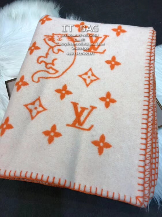Louis Vuitton NEO Monogram Blanket Orange 2